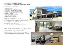 800 MARIBAGO  HOUSE AND LOT FOR SALE